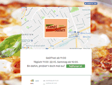 Tablet Screenshot of pizzeria-tantisaluti.at